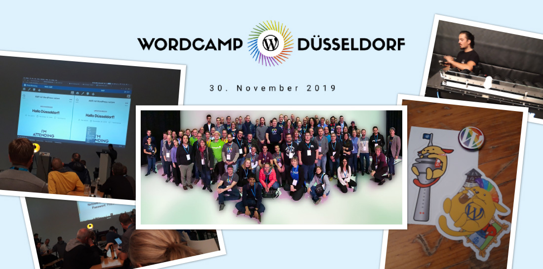 Das erste rheinische WordCamp in Düsseldorf 2019.